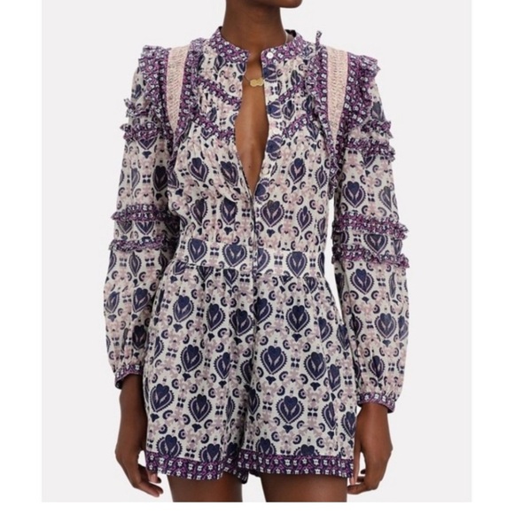 Sea New York Pants - SEA NEW YORK
BRIGITTE ROMPER
$350.00 8 boho spring designer ruffle party casual